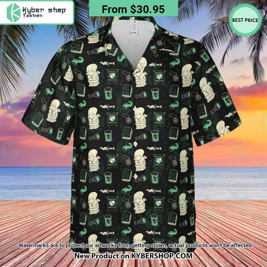 Cthulhu H.P Lovecraft Miskatonic University Hawaiian Shirt