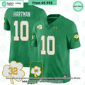 Custom Notre Dame Fighting Irish flag Football Jersey