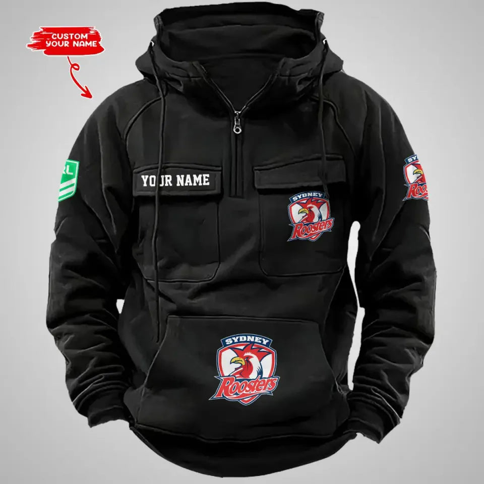 Sydney Roosterss Custom Vintage Cargo Hoodies, Fan Gift