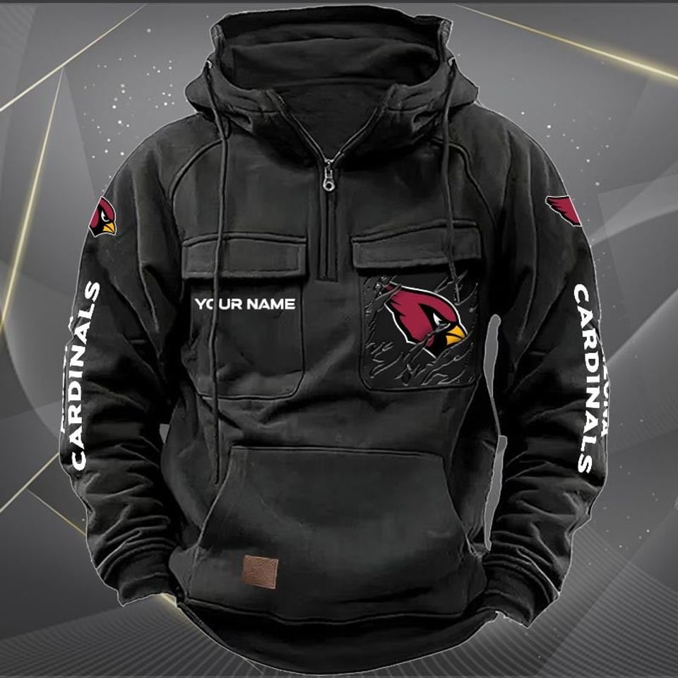 Arizonna Cardinalss Custom Vintage Cargo Hoodies, Fan Gift