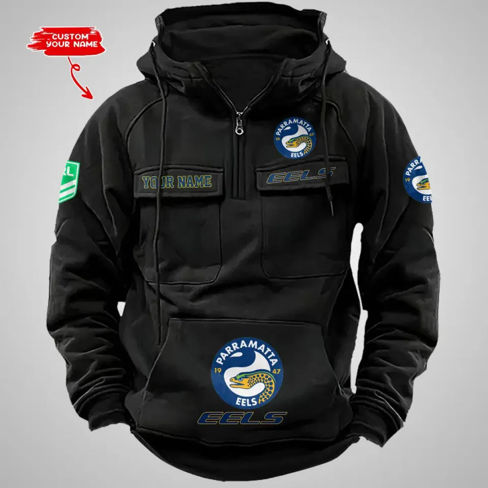 Parramatta Eelss  Custom Vintage Cargo Hoodies, Fan Gift