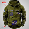 Baltimore Ravens Custom Vintage Cargo Hoodies, Fan Gift