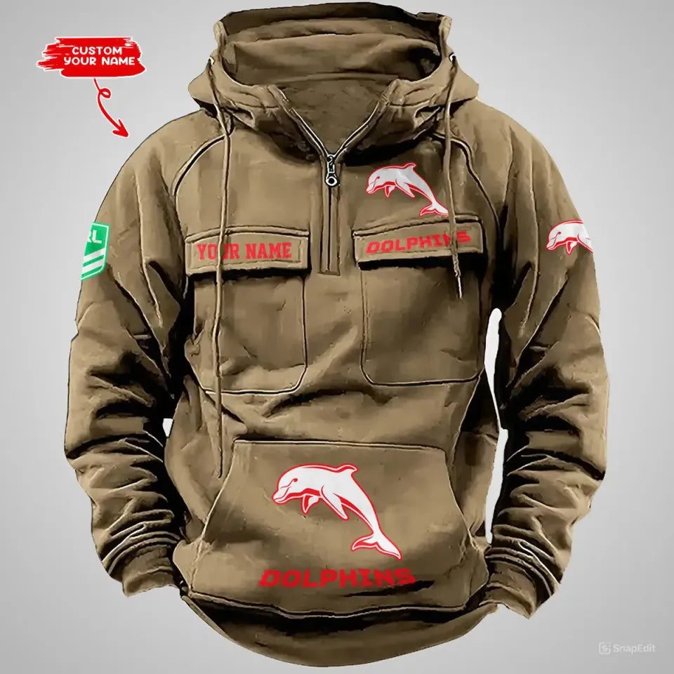 Dolphins Vintage Cargo Hoodies