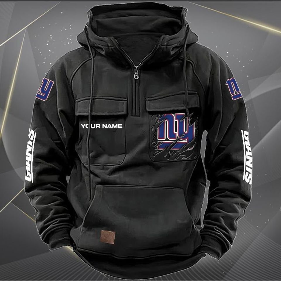 New York Giants Vintage Custom Vintage Cargo Hoodies, Fan Gift