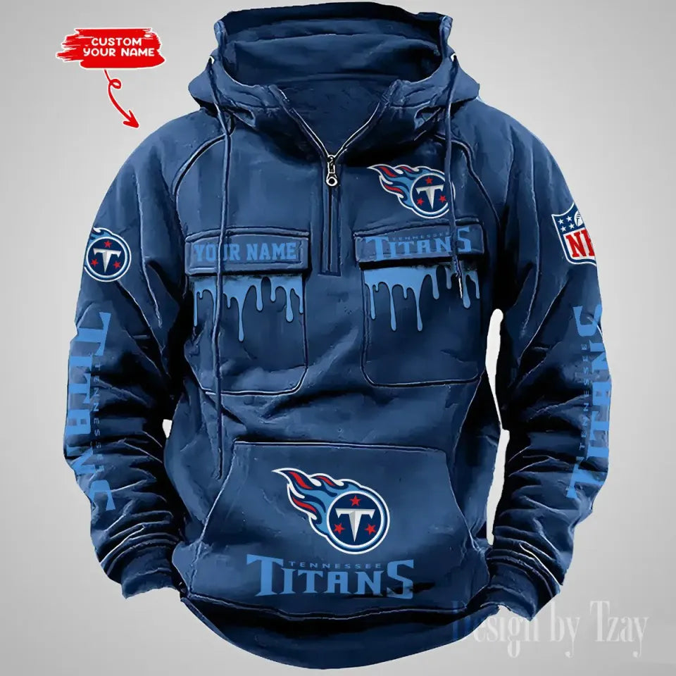 Tennessee Titans Vintage Cargo Hoodies, Fan Gift