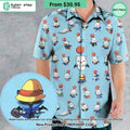 Cute Moogle Final Fantasy Hawaiian Shirt