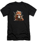 Cute Red Panda In Wildflowers T-Shirt