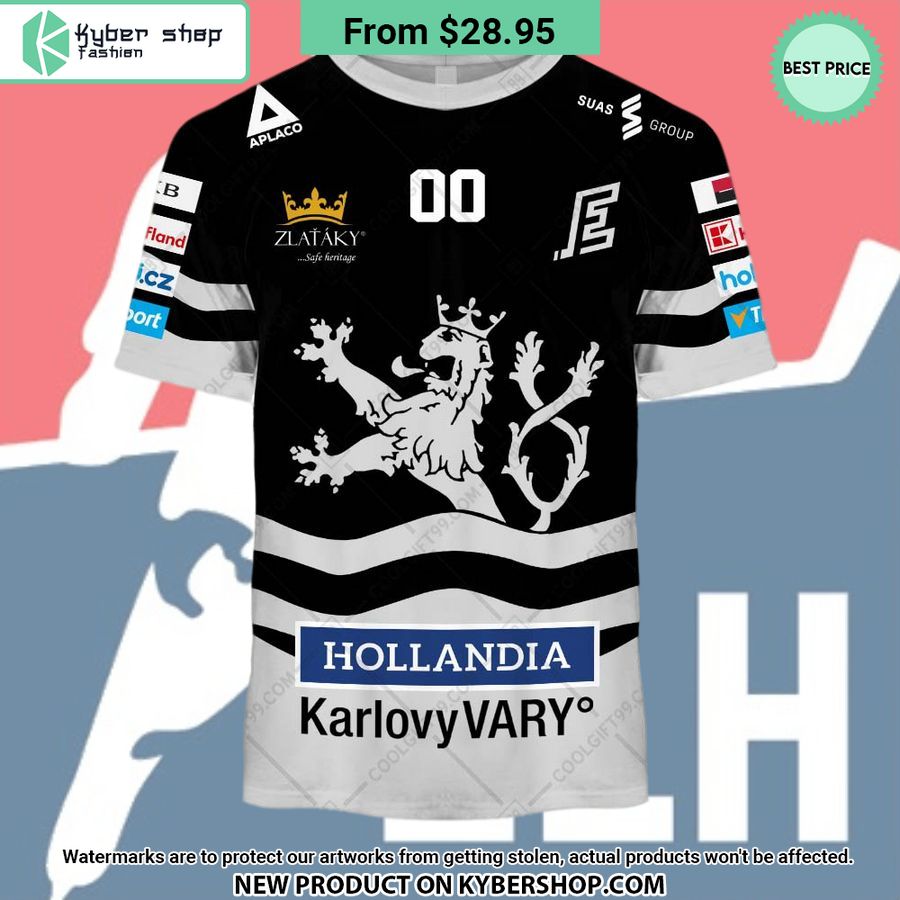Czech Extraliga HC Energie Karlovy Vary Jersey Style CUSTOM Hoodie