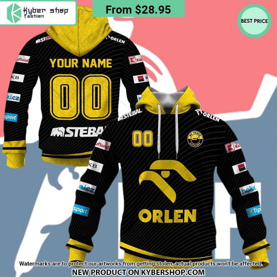 Czech Extraliga HC Verva Litvinov Jersey Style CUSTOM Hoodie