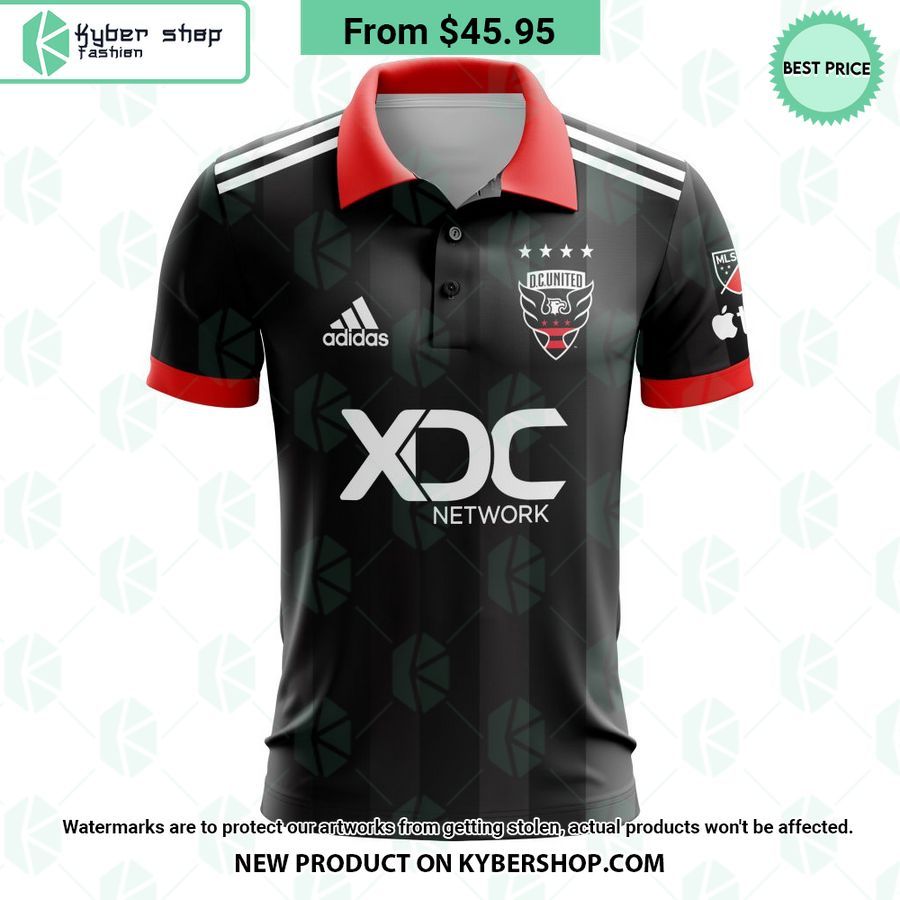 D.C. United 2023 Home MLS CUSTOM Polo Shirt