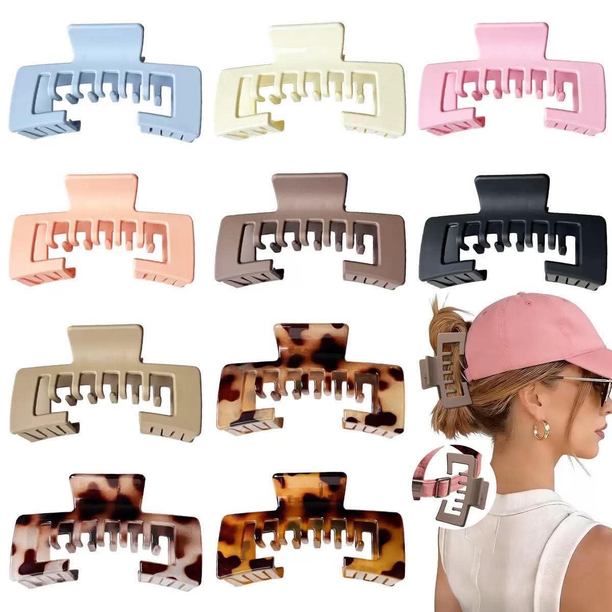 Trucker Hat Hair Clips