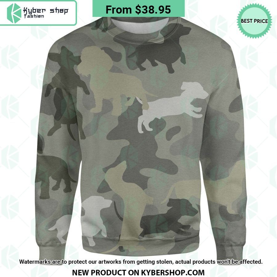 Dachshund Camo Sweatshirt