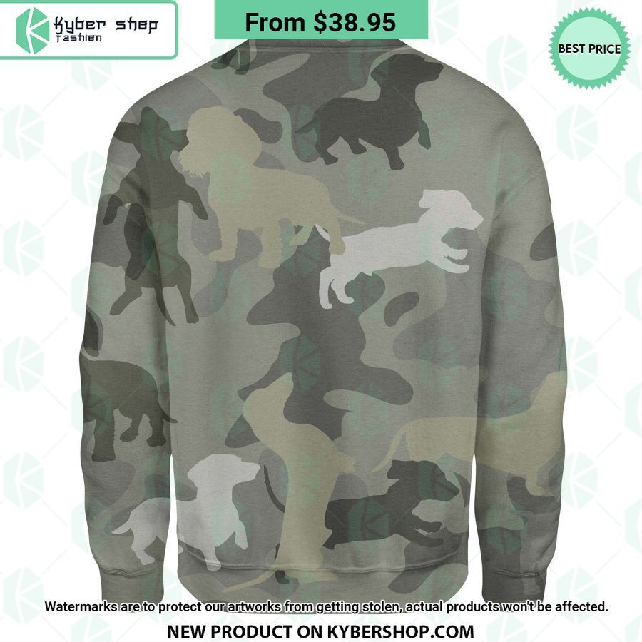 Dachshund Camo Sweatshirt