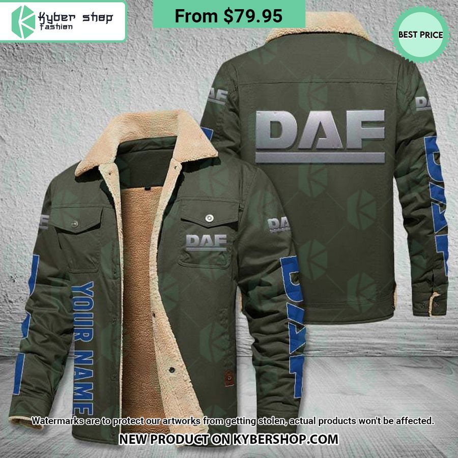 DAF CUSTOM Fleece Leather Jacket