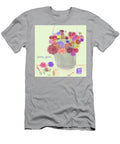 Dahlia Bucket Illustration T-Shirt
