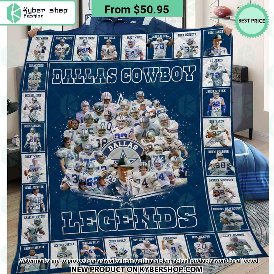 Dallas Cowboy Legends Quilt