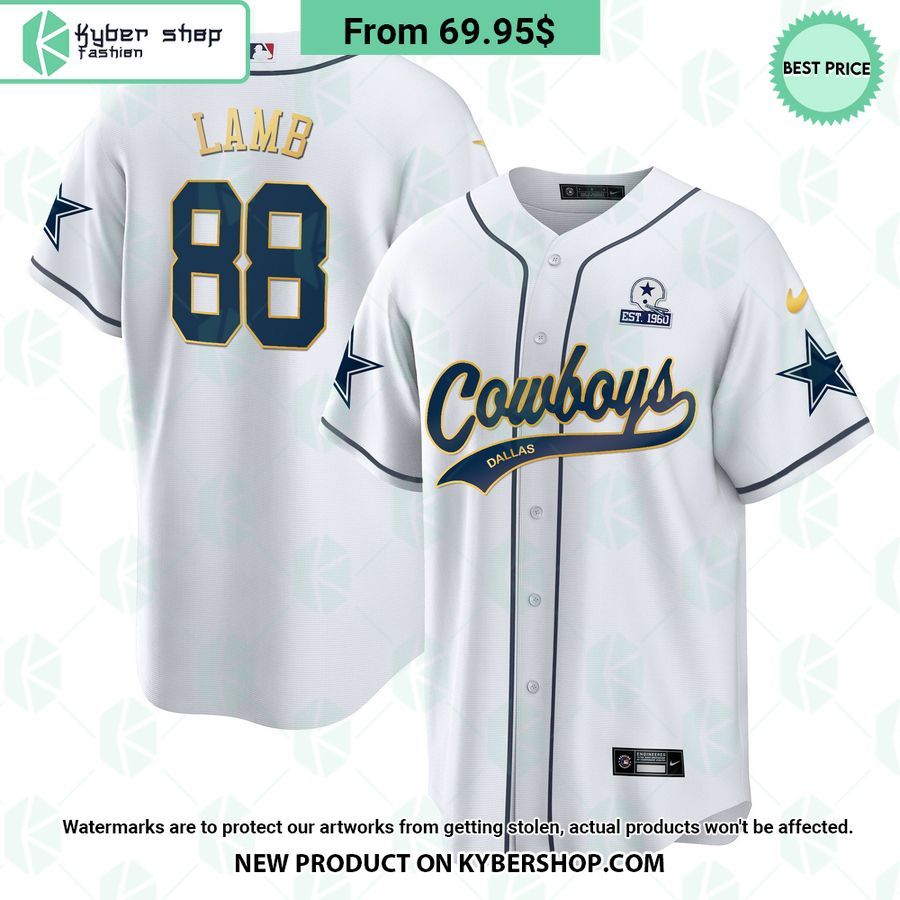 Dallas Cowboys Gold Baseball Jersey