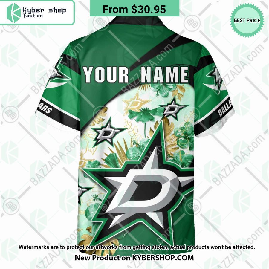 Dallas Stars custom personalized Hawaiian Shirt