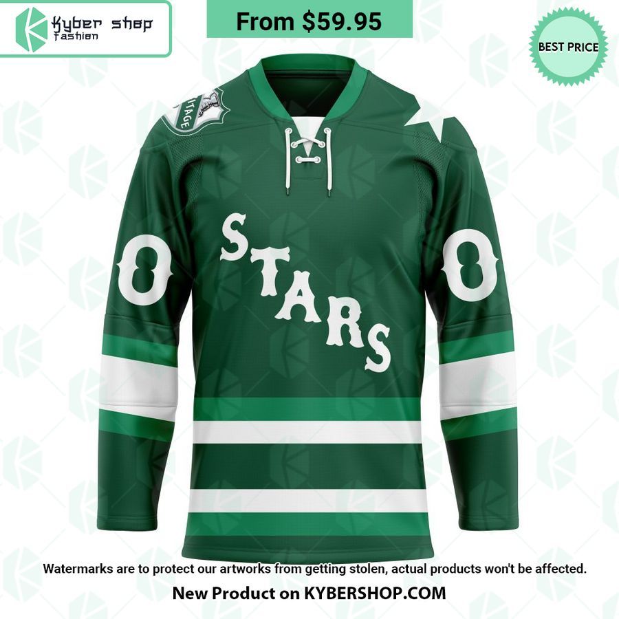 Dallas Stars Heritage Concepts team logo Hockey Jersey