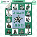 Dallas Stars Legends Fleece Blanket