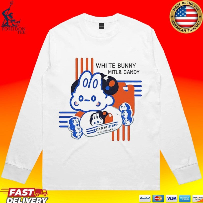 Damien Haas White Bunny Milk And Candy T-shirt