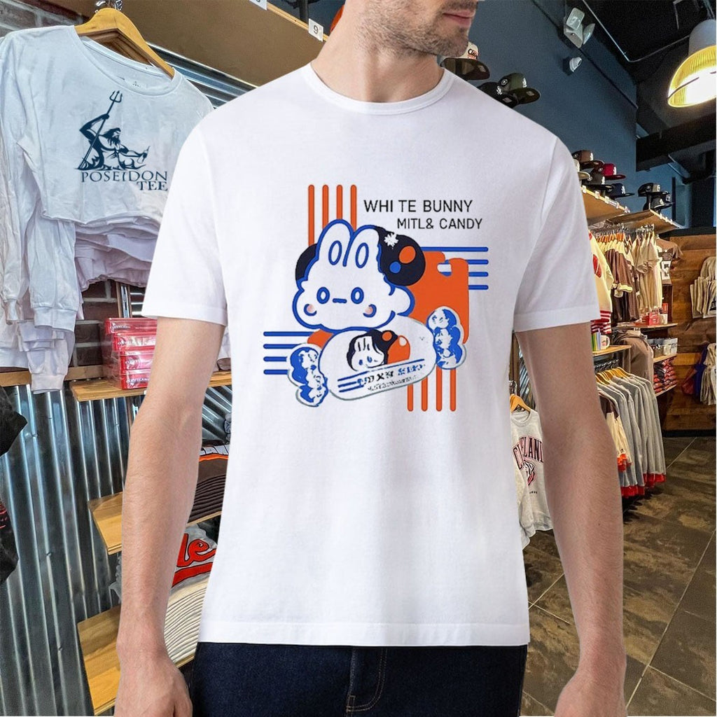 Damien Haas White Bunny Milk And Candy T-shirt