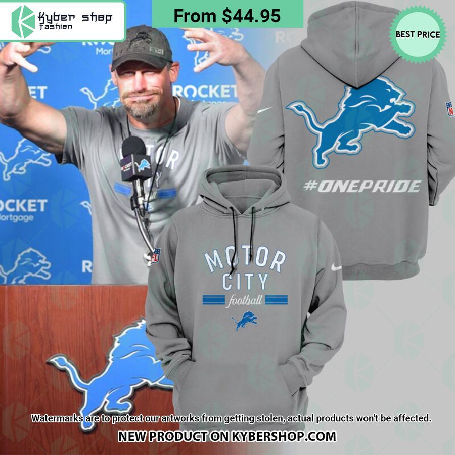 Dan Campbell Detroit Lions One Pride Hoodie, Pants