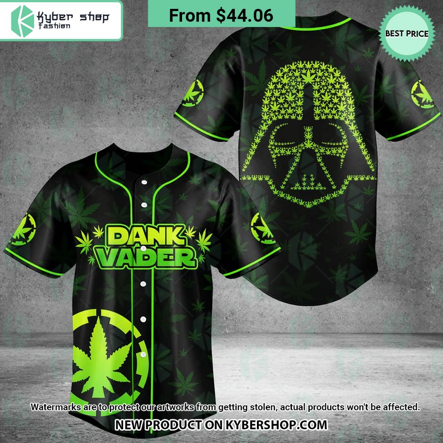 Dank Vader Darth Vader Weed Baseball Jersey