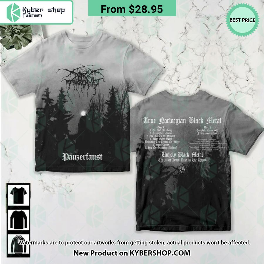 Darkthrone Panzerfaust Album Cover Shirt