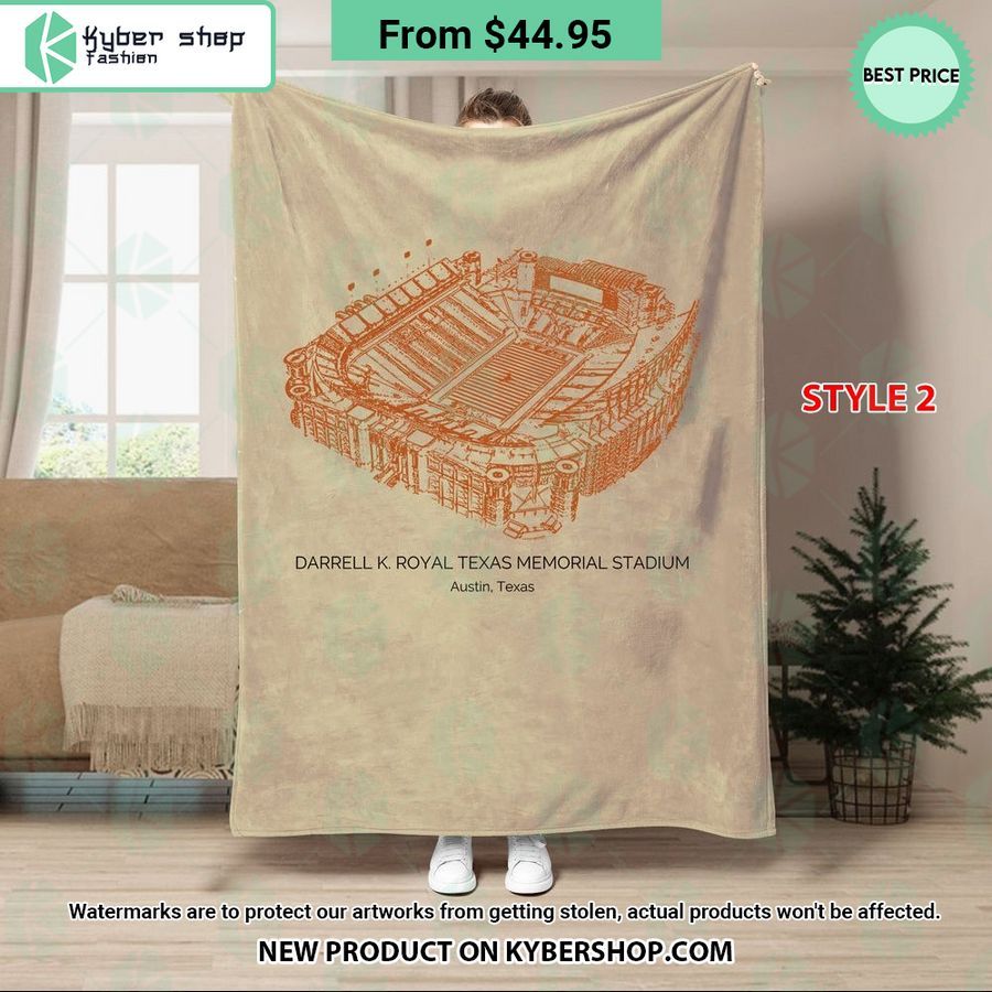 Darrell K Royal–Texas Memorial Stadium Texas Longhorns Blanket