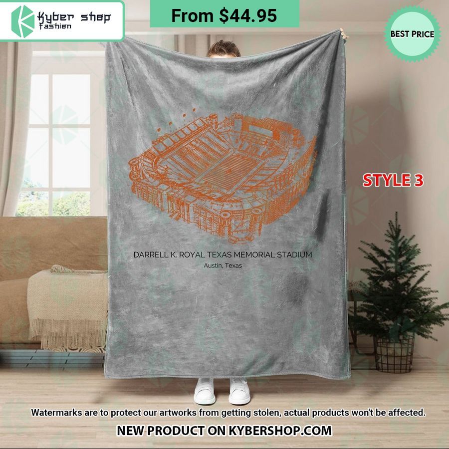 Darrell K Royal–Texas Memorial Stadium Texas Longhorns Blanket