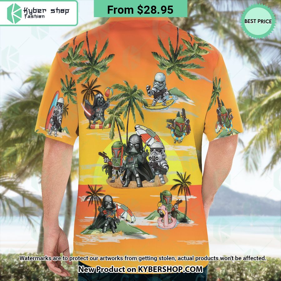 Darth Vader Boba Fett Stormtrooper Summer Hawaiian Shirt Shorts