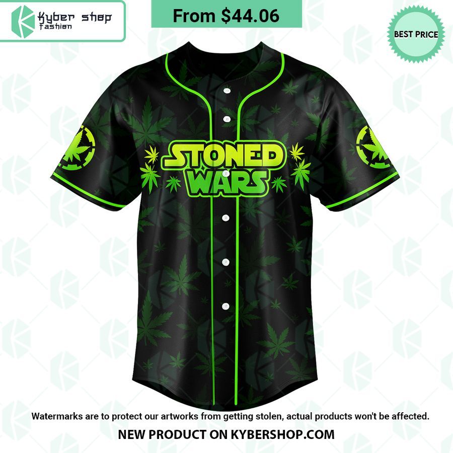 Darth Vader Stoned Wars Rollin With My Homies Baseball Jersey