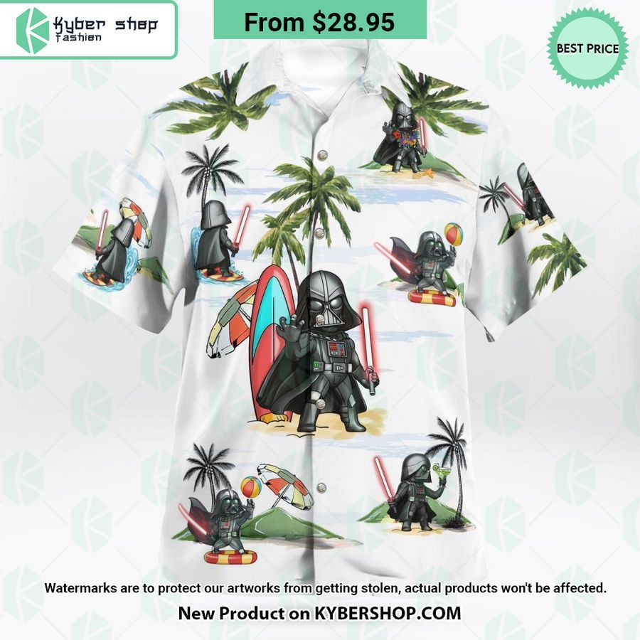 Darth Vader Summer Time Hawaiian Shirt Shorts