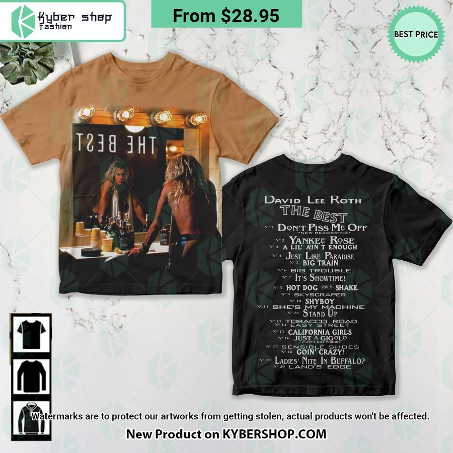 David Lee Roth The Best Album Shirt