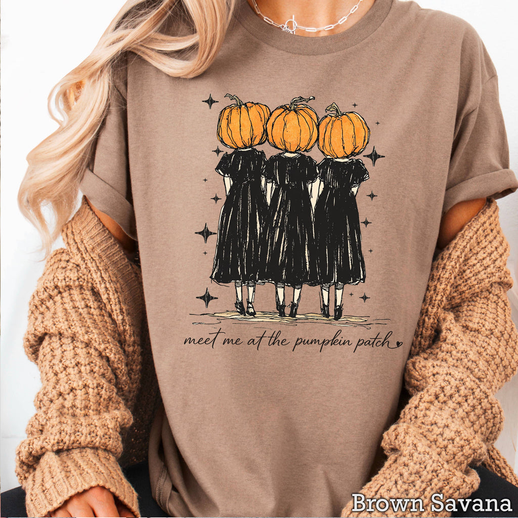 Pumpkin Patch Halloween Graphic T-Shirt | Gildan