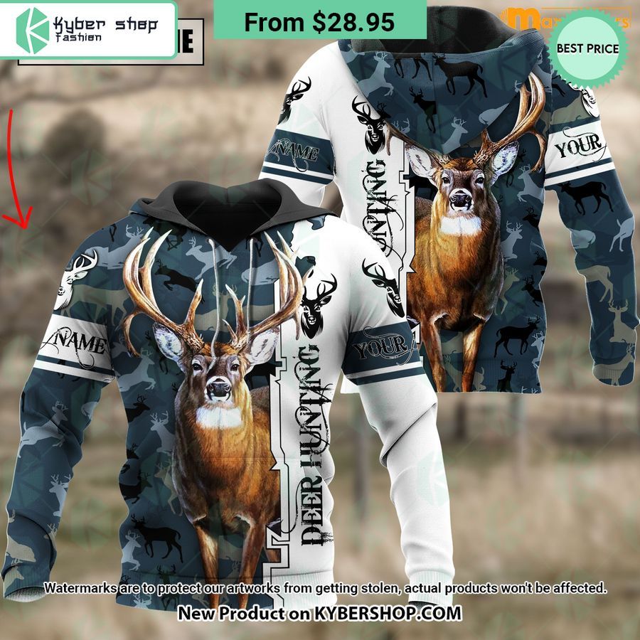 Deer Hunting camo CUSTOM Hoodie