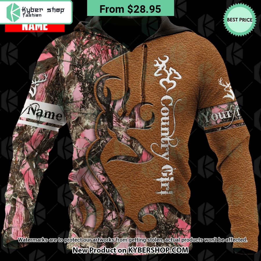 Deer Hunting Country Girl CUSTOM Hoodie