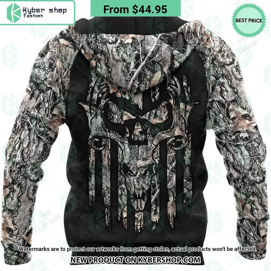 Deer Hunting Life Smoke Camouflage CUSTOM Hoodie