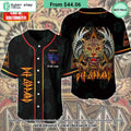 Def Leppard Band CUSTOM Baseball Jersey