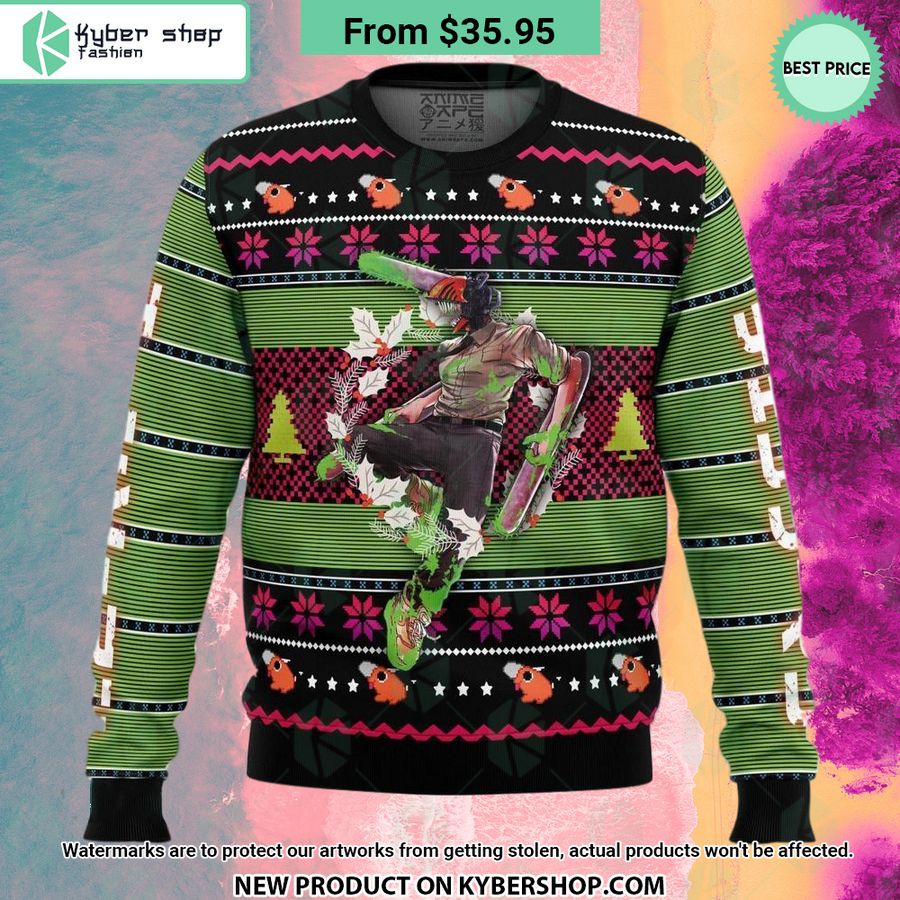 Denji Chainsaw Man Christmas Sweater