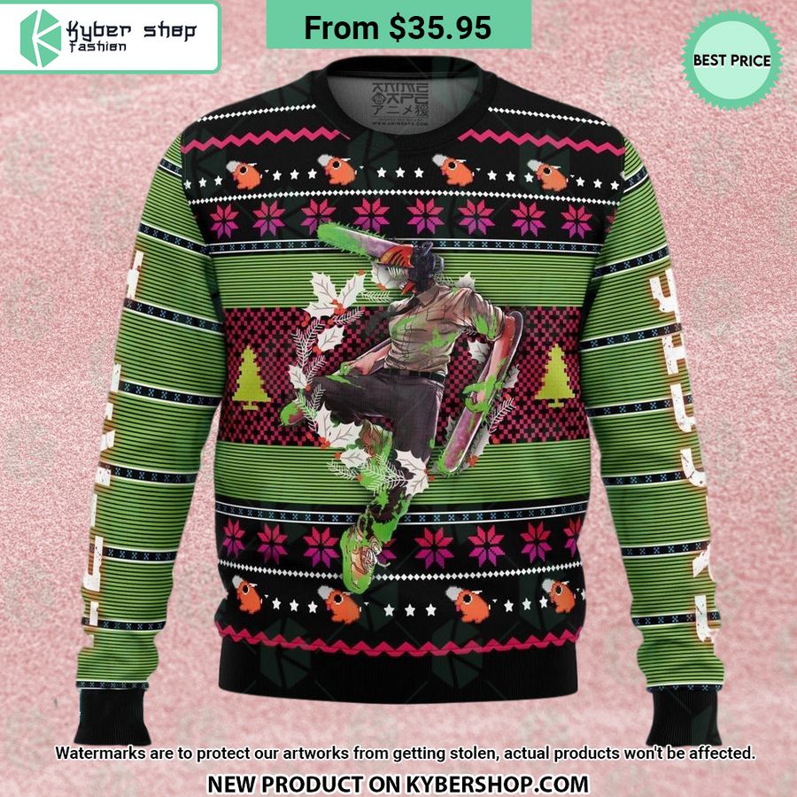 Denji Chainsaw Man Christmas Sweater