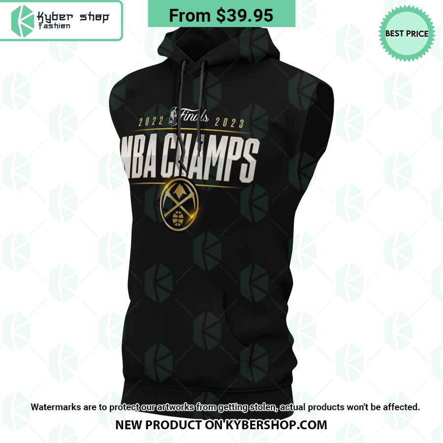 Denver Nuggets 2023 NBA Champs Signature Sleeveless Hoodie