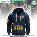 Denver Nuggets 5280 Half Zip Heavy Hoodie