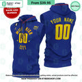 Denver Nuggets Mile High City CUSTOM Sleeveless Hoodie