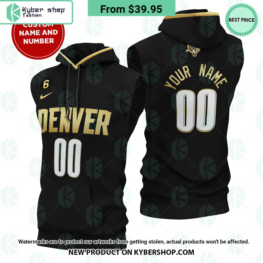 Denver Nuggets NBA CUSTOM Sleeveless Hoodie