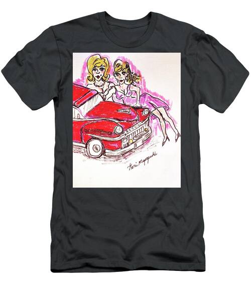 Desoto Classic Car With Models T-Shirt