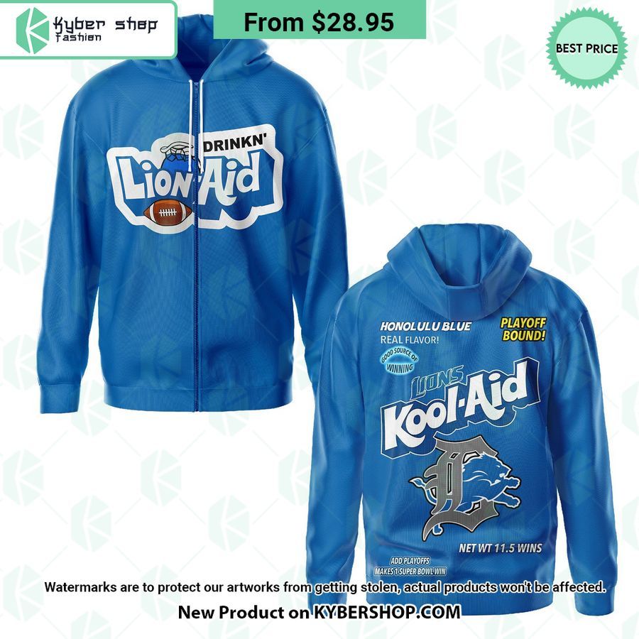 Detroit Lion Kool Aid Shirt, Hoodie