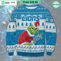 Detroit Lions Grinch Ugly Christmas Sweater