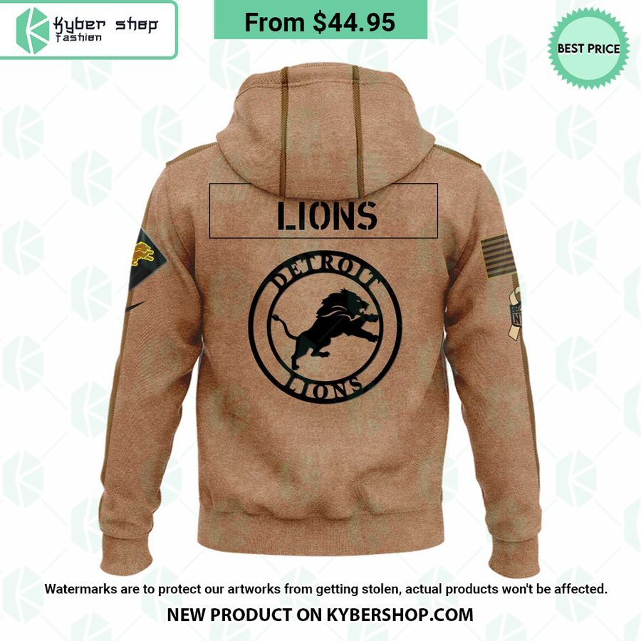Detroit Lions Salute to Service Hoodie